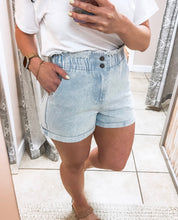 Load image into Gallery viewer, Paperbag Denim Shorts